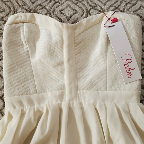 Rare Parker Silk Pearl Dress - Picture 8 of 13